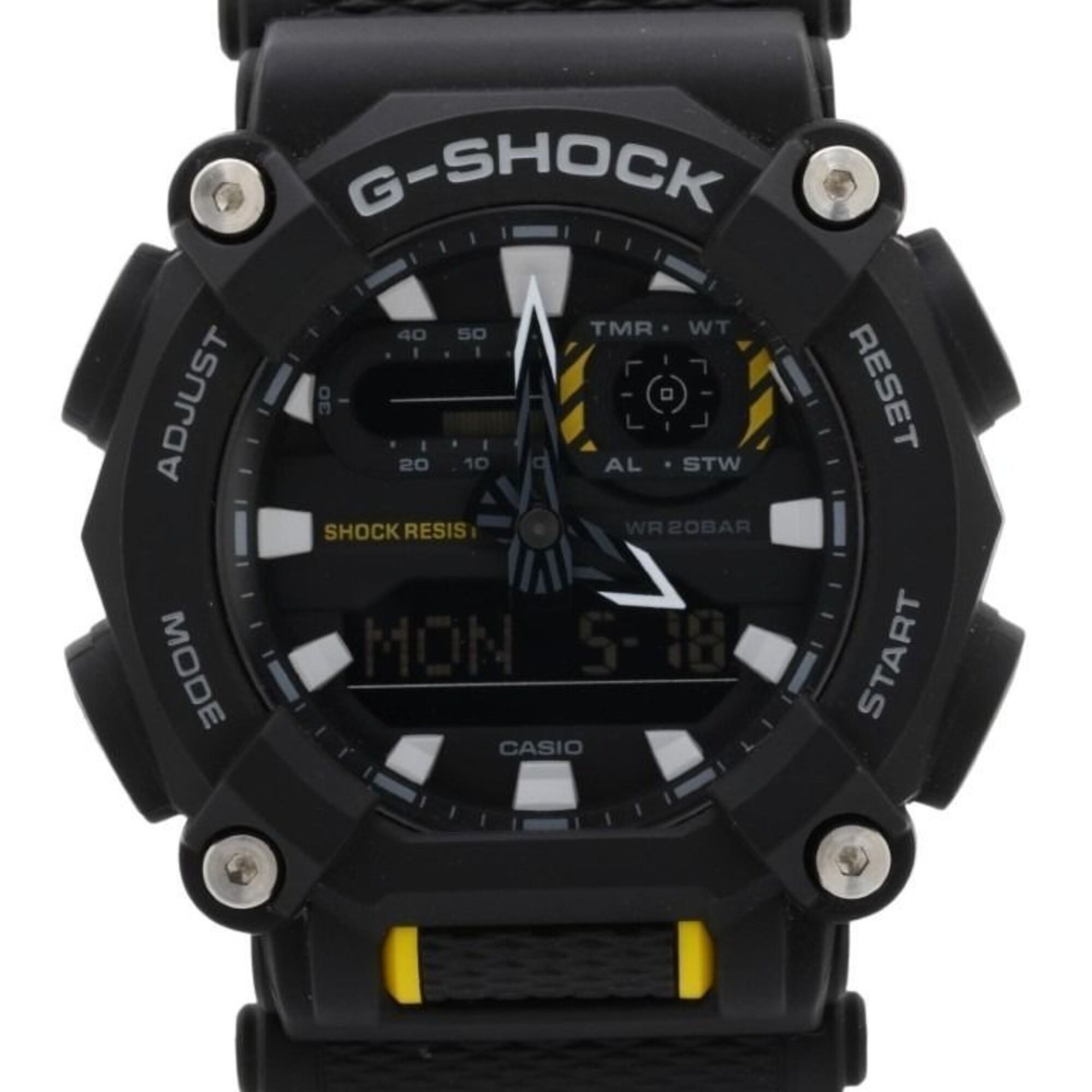 Casio G-Shock Analog-Digital Ga-900 Series Ga-900-1ajf Black Resin Men's Watch